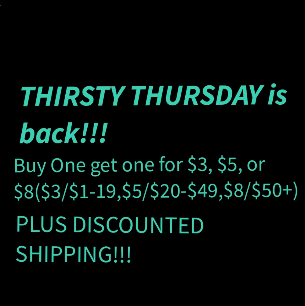 THIRSTY THURSDAY SALE!